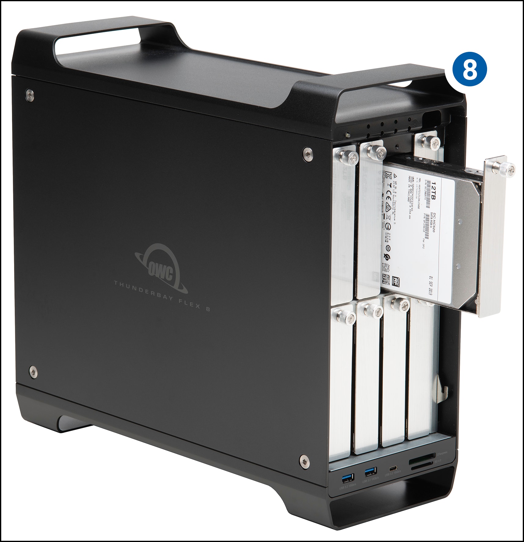 OWC ThunderBay Flex 8 Assembly Steps