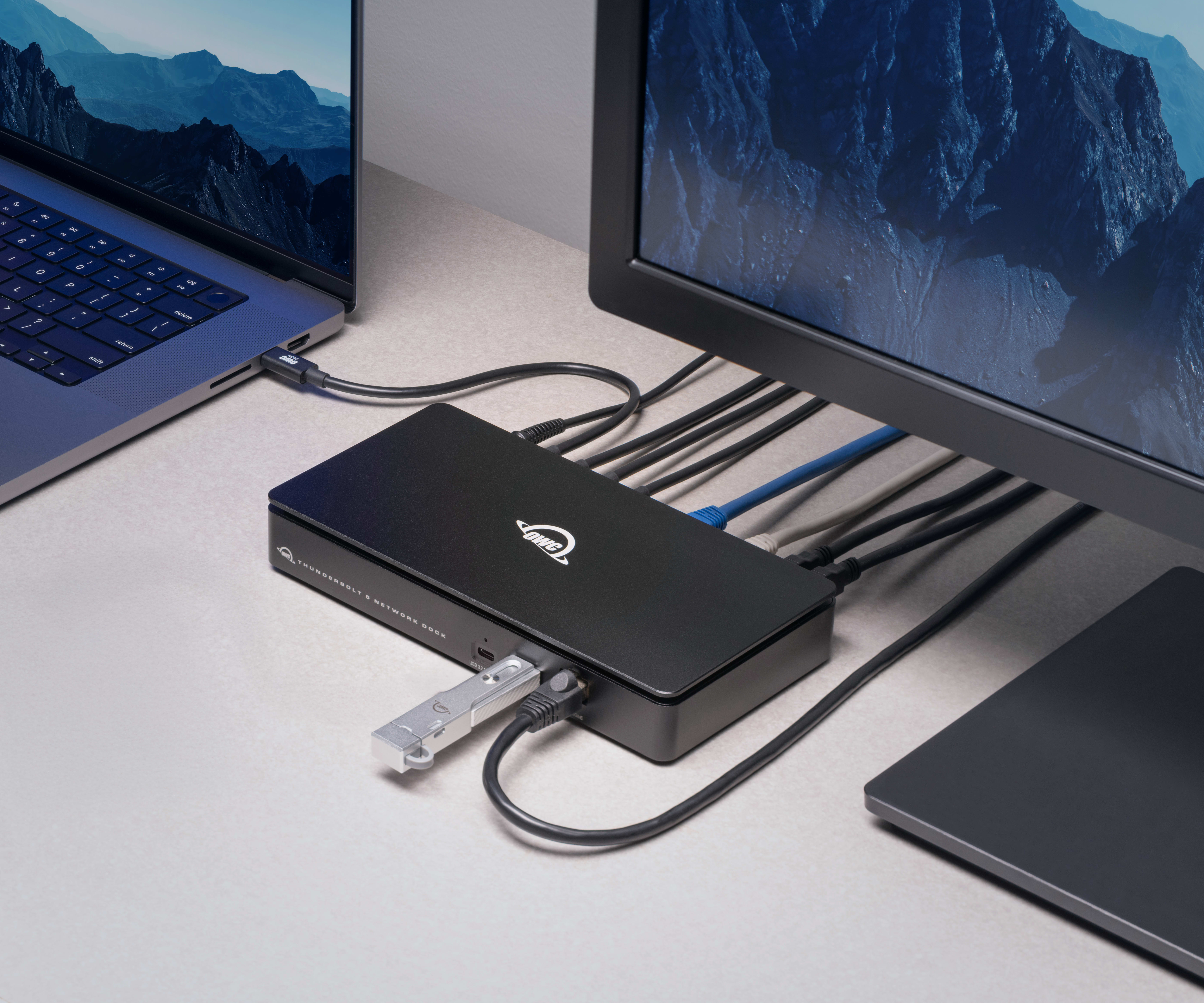 OWC Thunderbolt 5 Dual 10GbE Network Dock