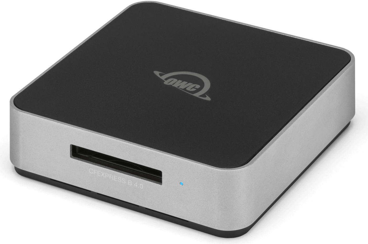 Top right view of Atlas CFexpress 4.0 Type B Card Reader