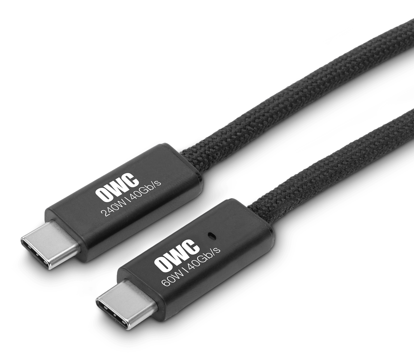 OWC USB4 40Gb/s Active Optical Cable coiled