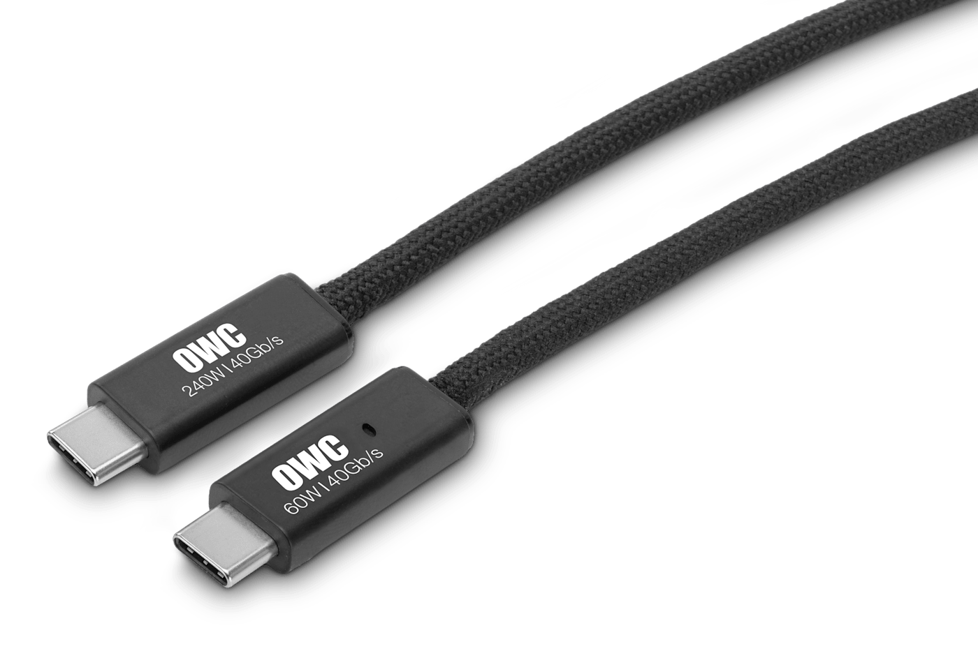OWC USB4 40Gb/s Active Optical Cable ends