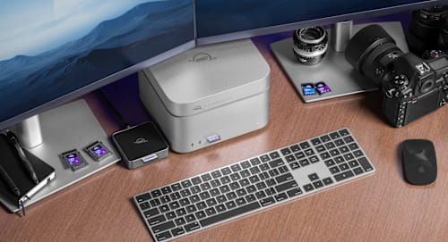 OWC StudioStack on desktop