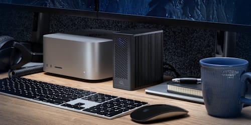 OWC Express 4M2 Ultra on desktop
