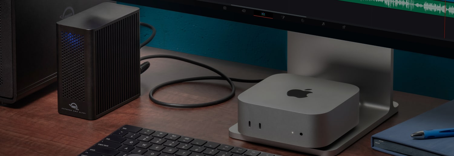 OWC Express 4M2 Ultra - Thunderbolt 5 NVMe M.2 SSD Enclosure