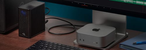 OWC Express 4M2 Ultra on desktop