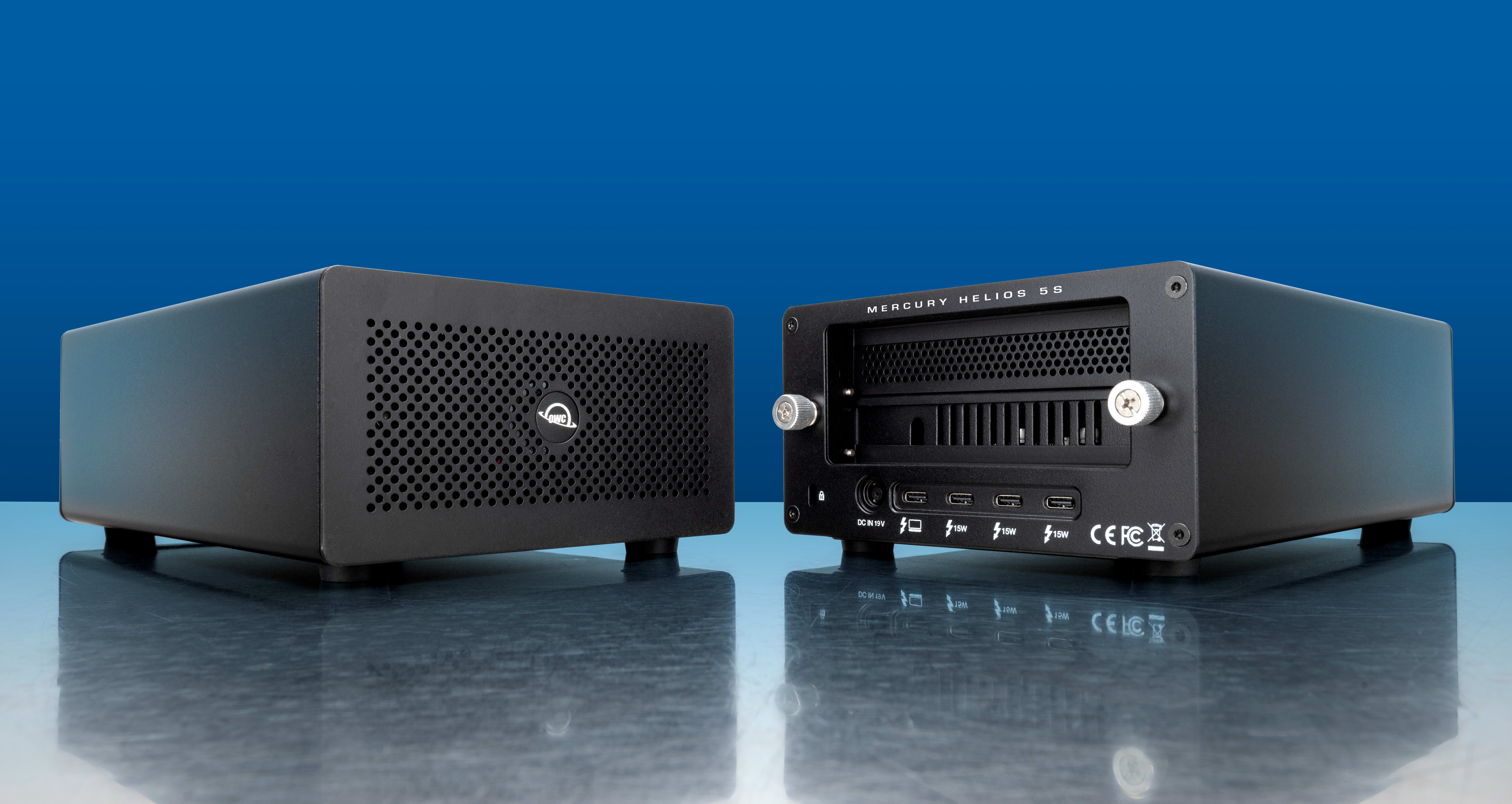 Front and back view of the Mercury Helios 5S