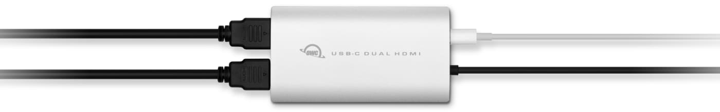 OWC USB-C Dual HDMI 4K Display Adapter with DisplayLink