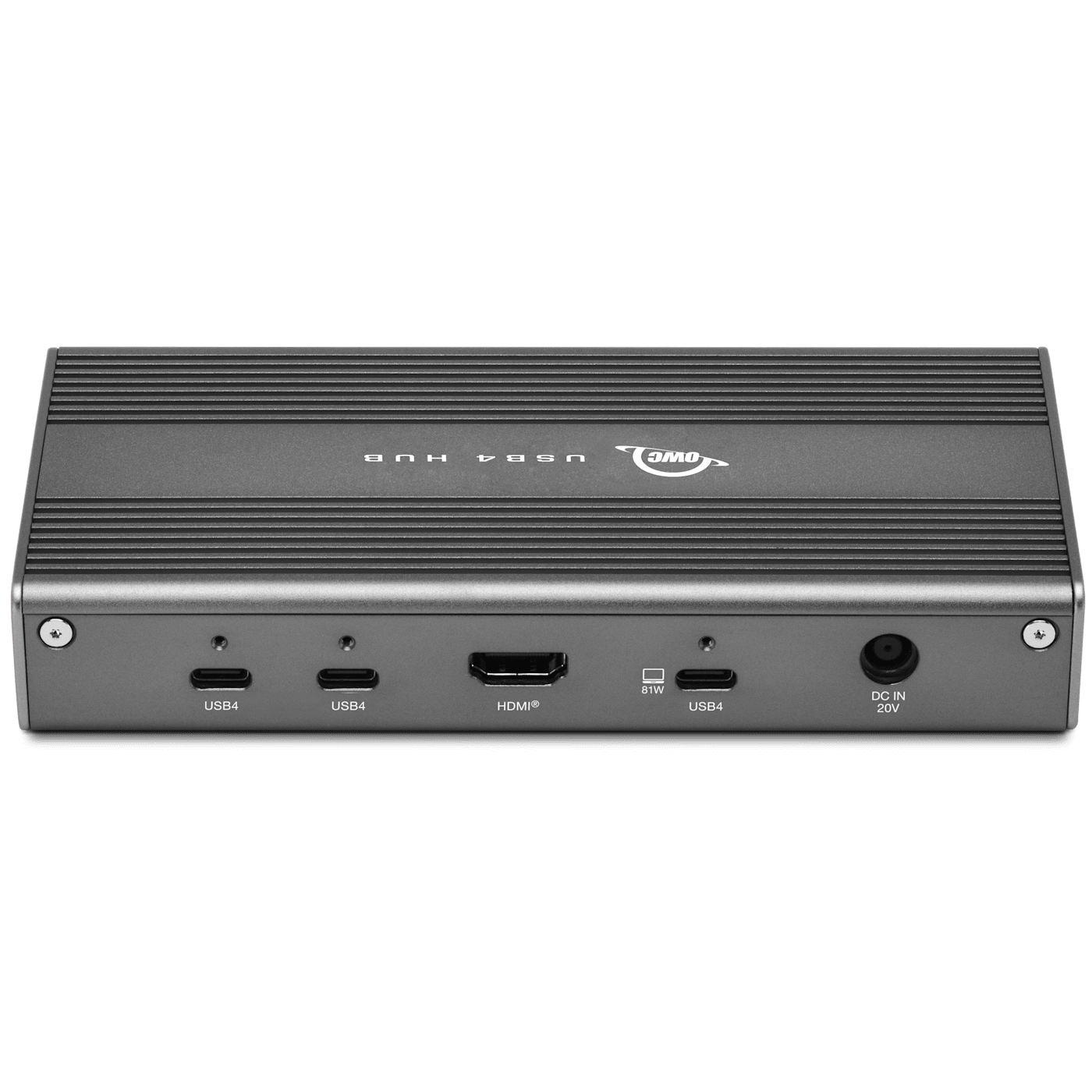 OWC USB4 Hub front view