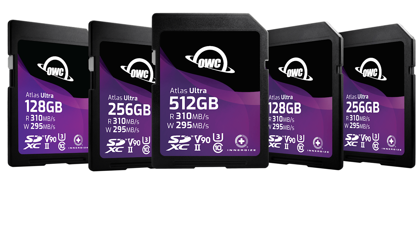 OWC Atlas Ultra SD Card Lineup