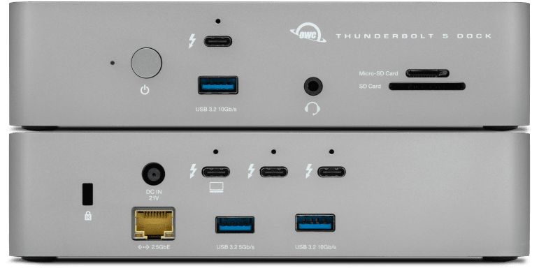 OWC Thunderbolt 5 Dock for Mac & Thunderbolt PCs