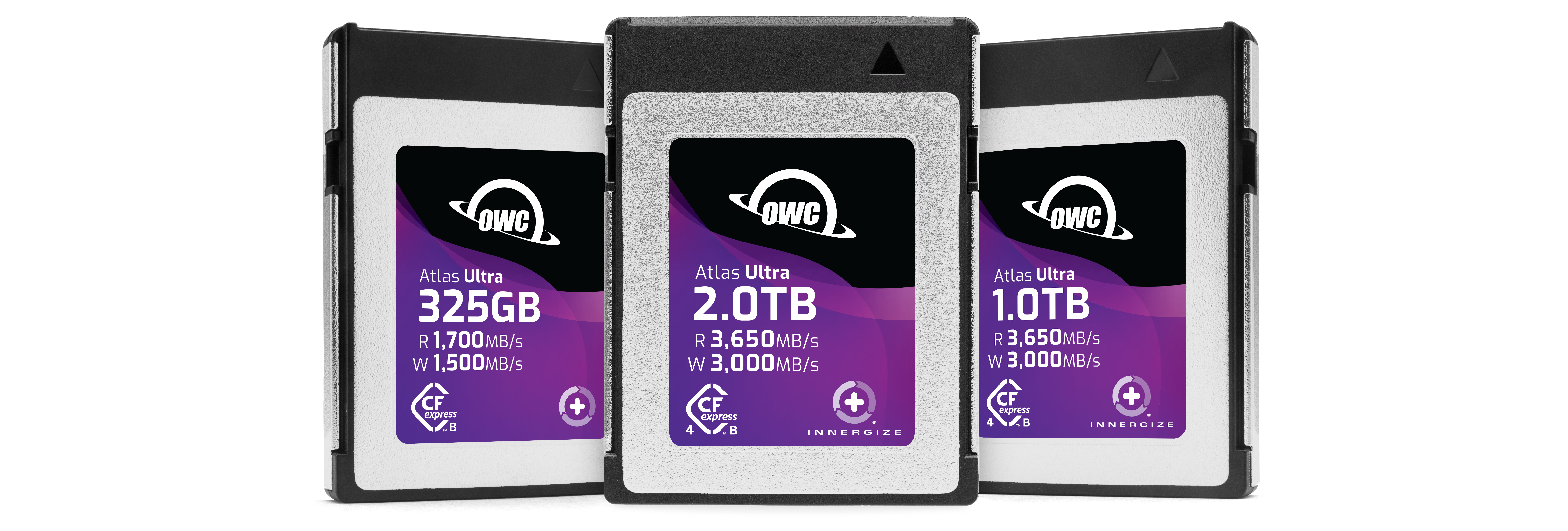 OWC Altas Ultra CFexpress Memory Card Lineup