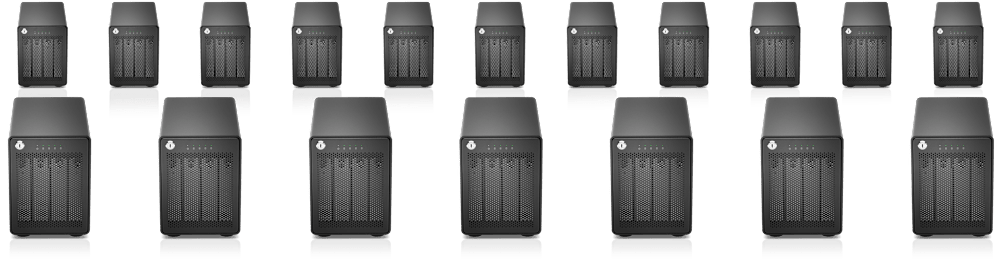 Array of OWC ThunderBay 4