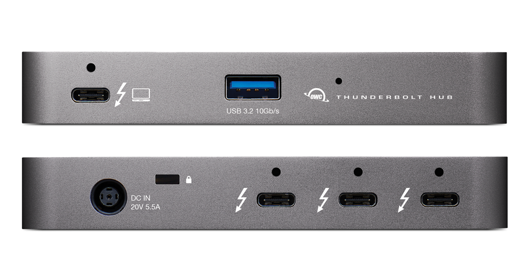 OWC Thunderbolt Hub - Add Three More Thunderbolt (USB-C) Ports