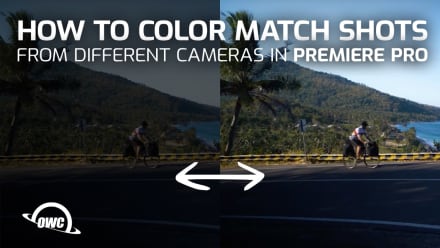 How to color match shots from different cameras in Premiere Pro