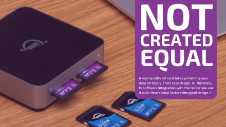 NOT Created equal. A high-quality SD card takes protecting your data seriously. From case design, to thermals, to software integration with the reader you use it with. Here's what factors into good design.