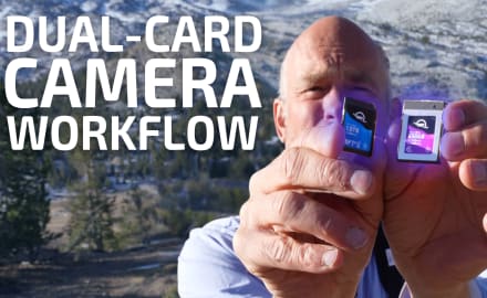 Dual-Card camera workflow