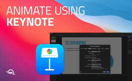 Animate using keynote