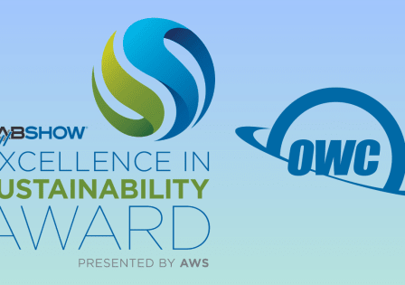 NAB Show excellence in Sustainability Award presented by AWS