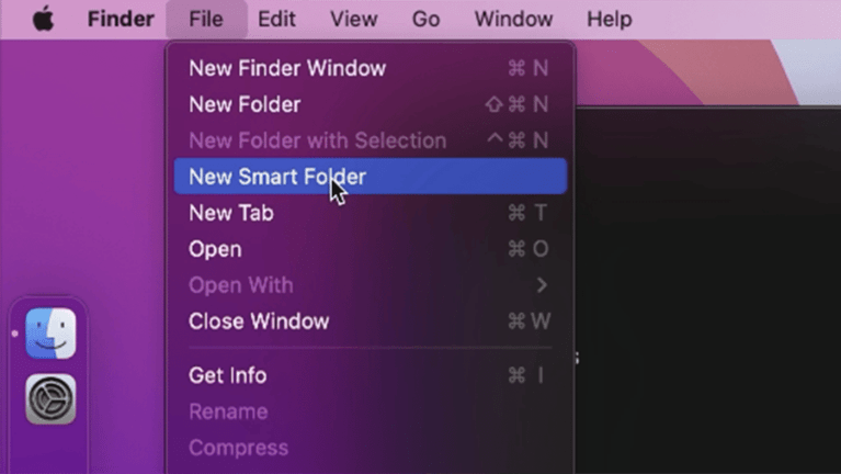 Organize your media with smart folders