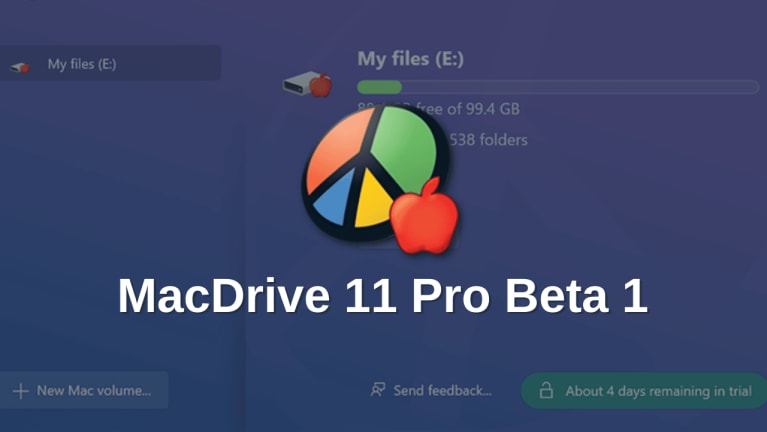 MacDrive 11 Pro Beta 1