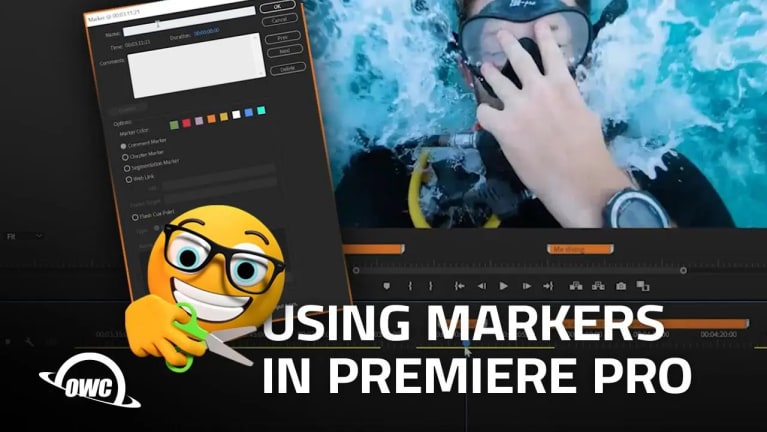 Using markers in premiere pro