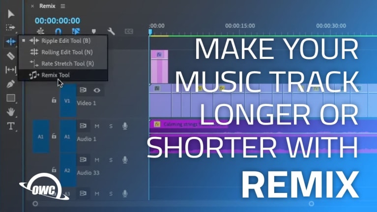 Make your music track longer or shorter with Remix