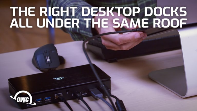 The rigt desktop docks all under the same roof