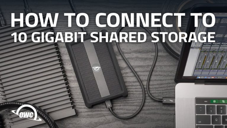 How to Connect to 10 gigabit shared storage