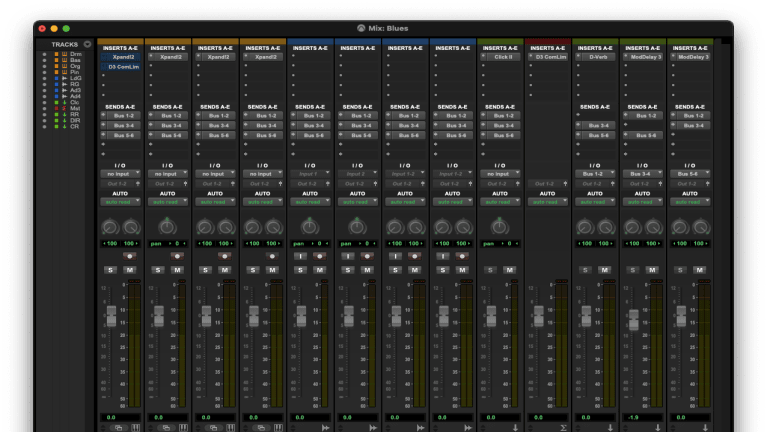 pro tools mix view