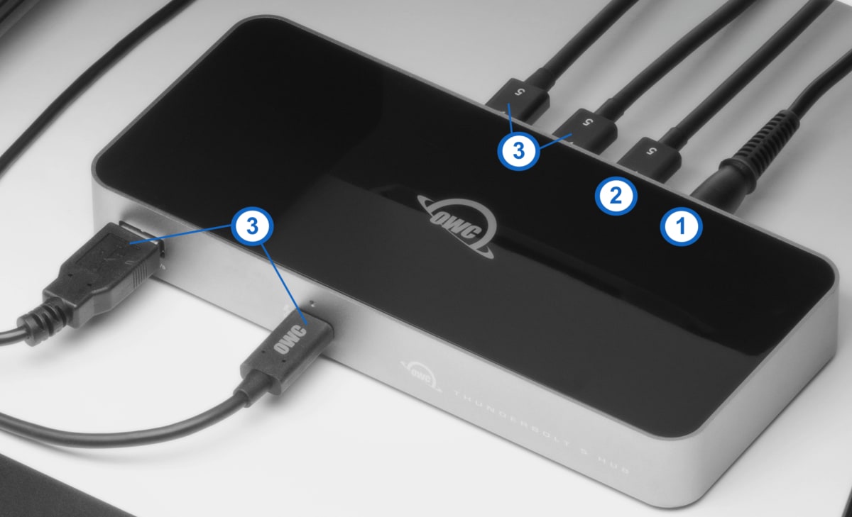 分配器・切替器 OWC Thunderbolt 5 Hub OWC Thunderbolt 5 Hub | OWC Asia