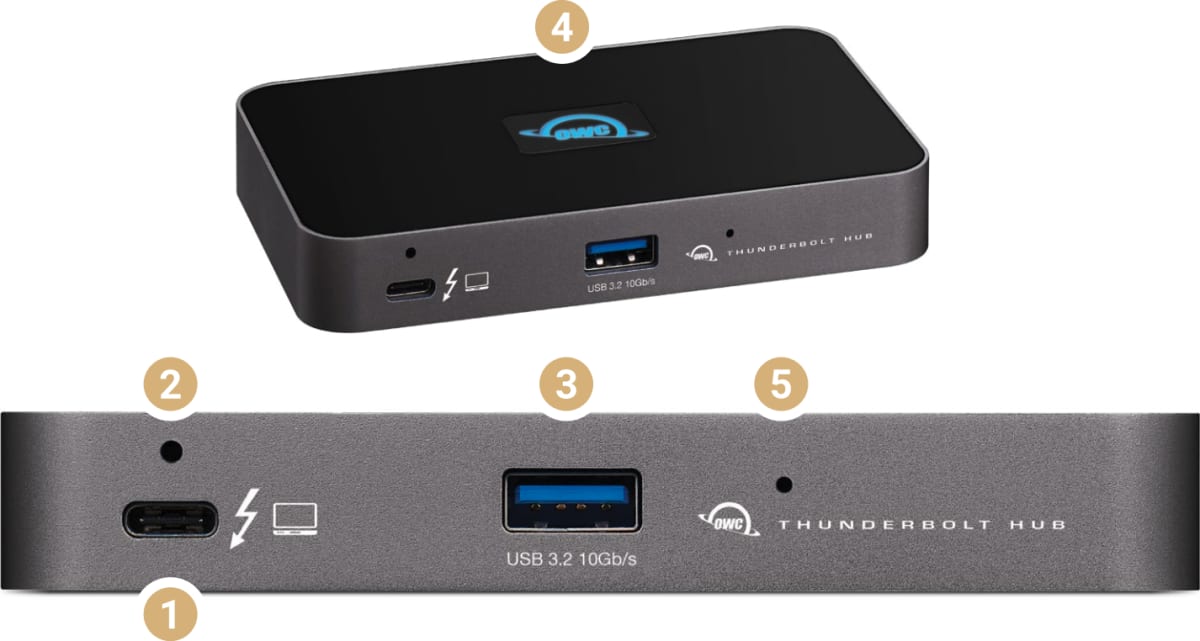 Support Manual for OWC Thunderbolt Hub
