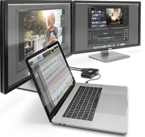 Dual 4K Monitor Support with two HDMI 2.0 Ports