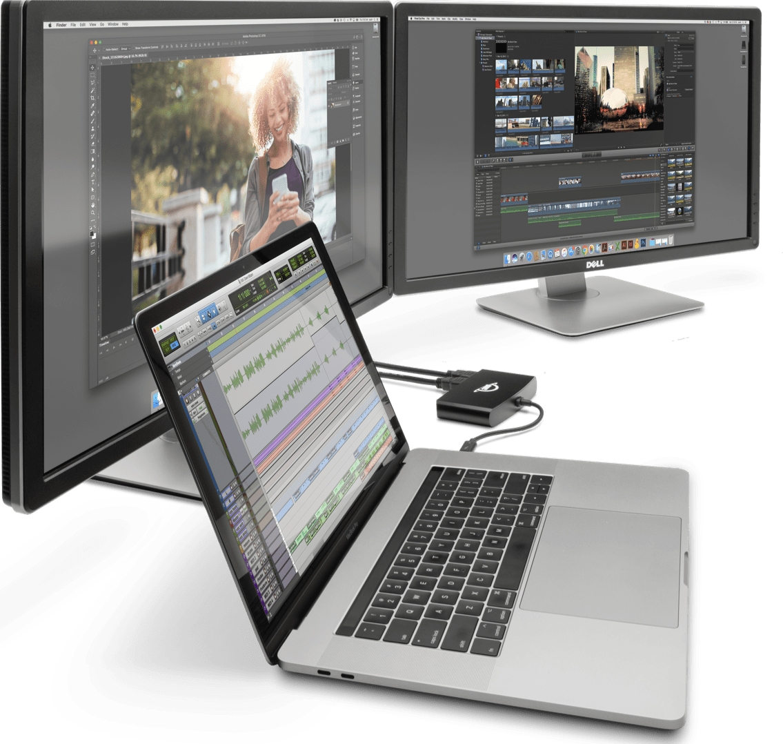 Dual 4K Monitor Support with two HDMI 2.0 Ports