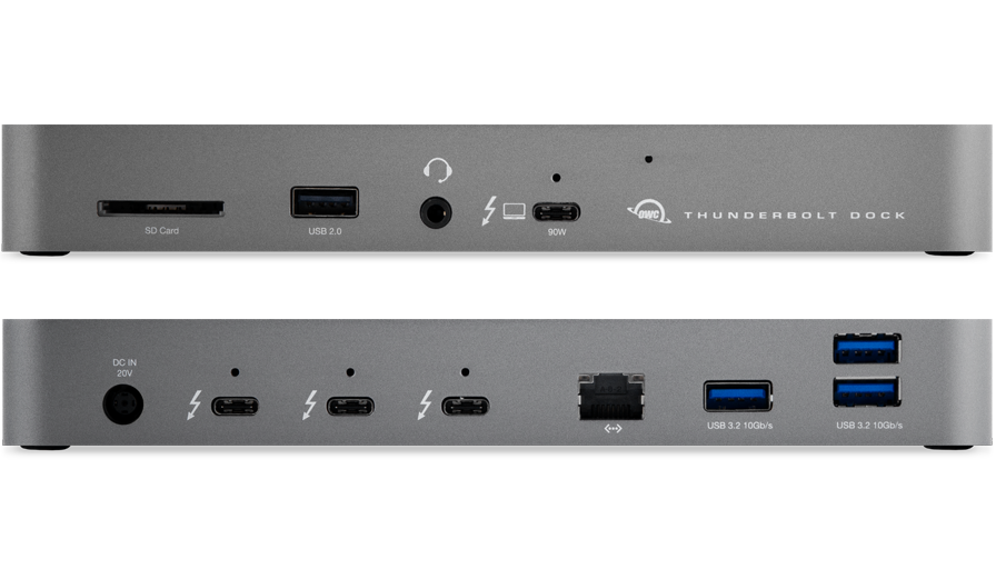 OWC Thunderbolt Dock for M1 and Intel Macs and Thunderbolt 4 (USB 4) PCs