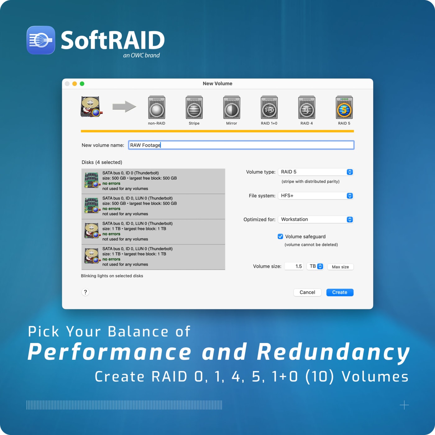OWC SoftRAID Gallery 2