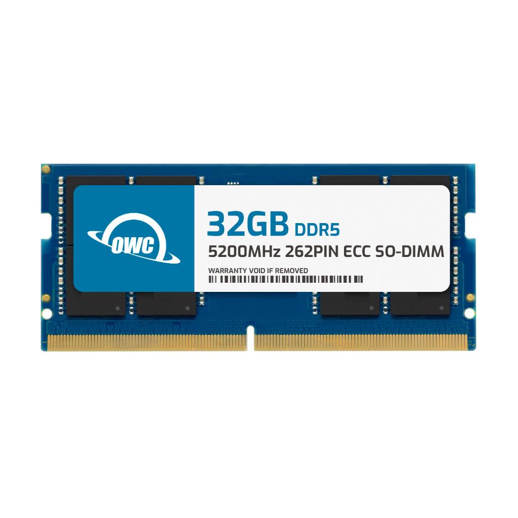 OWC 16 GB 32 GB DDR5 5200 MHz ECC sin búfer SODIMM 262 pines memoria RAM - Imagen 9 de 10