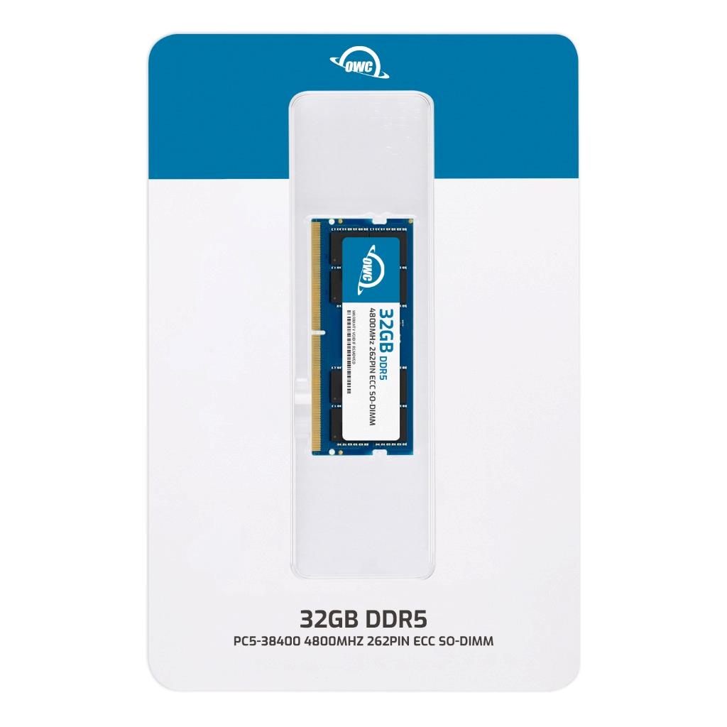 OWC 16 GB 32 GB DDR5 4800 MHz ECC sin búfer SODIMM 262 pines memoria RAM - Imagen 8 de 10
