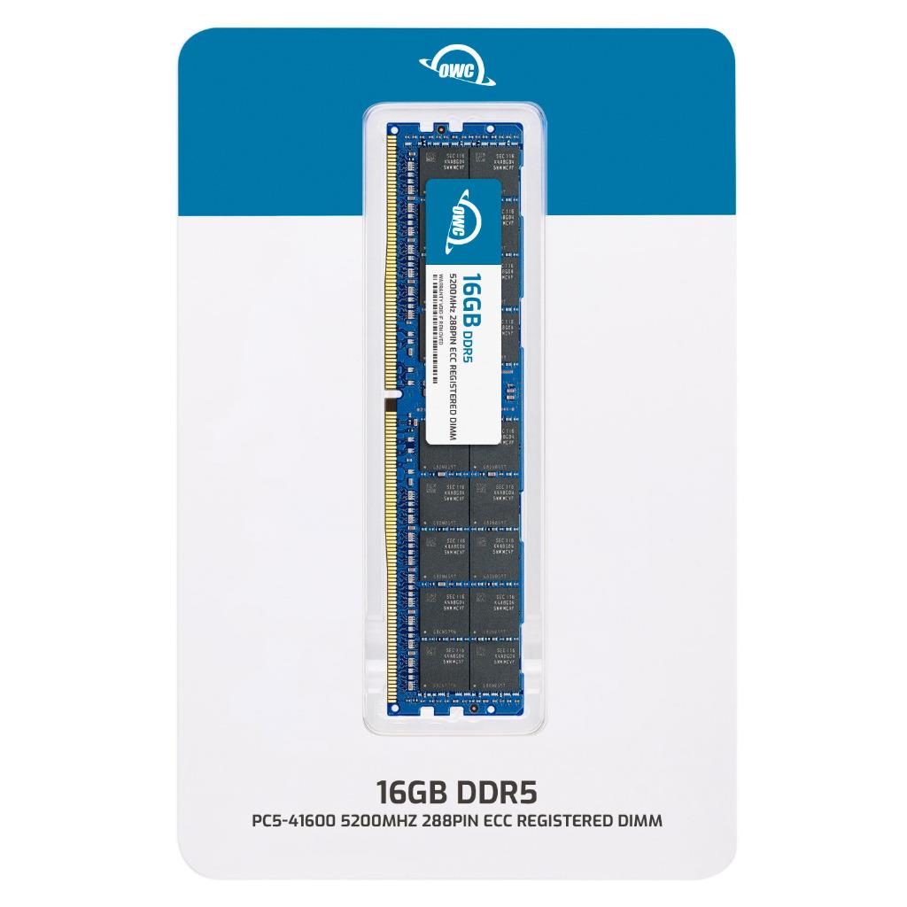 OWC 16 GB 32 GB 64 GB DDR5 5200 MHz ECC registrato RDIMM 288pin memoria RAM - Foto 8 di 12