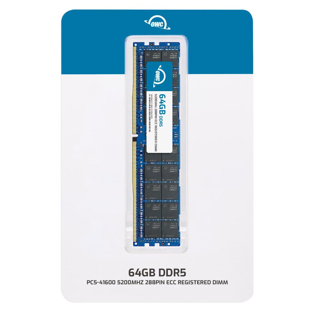 OWC 16 GB 32 GB 64 GB DDR5 5200 MHz ECC registrato RDIMM 288pin memoria RAM - Foto 12 di 12