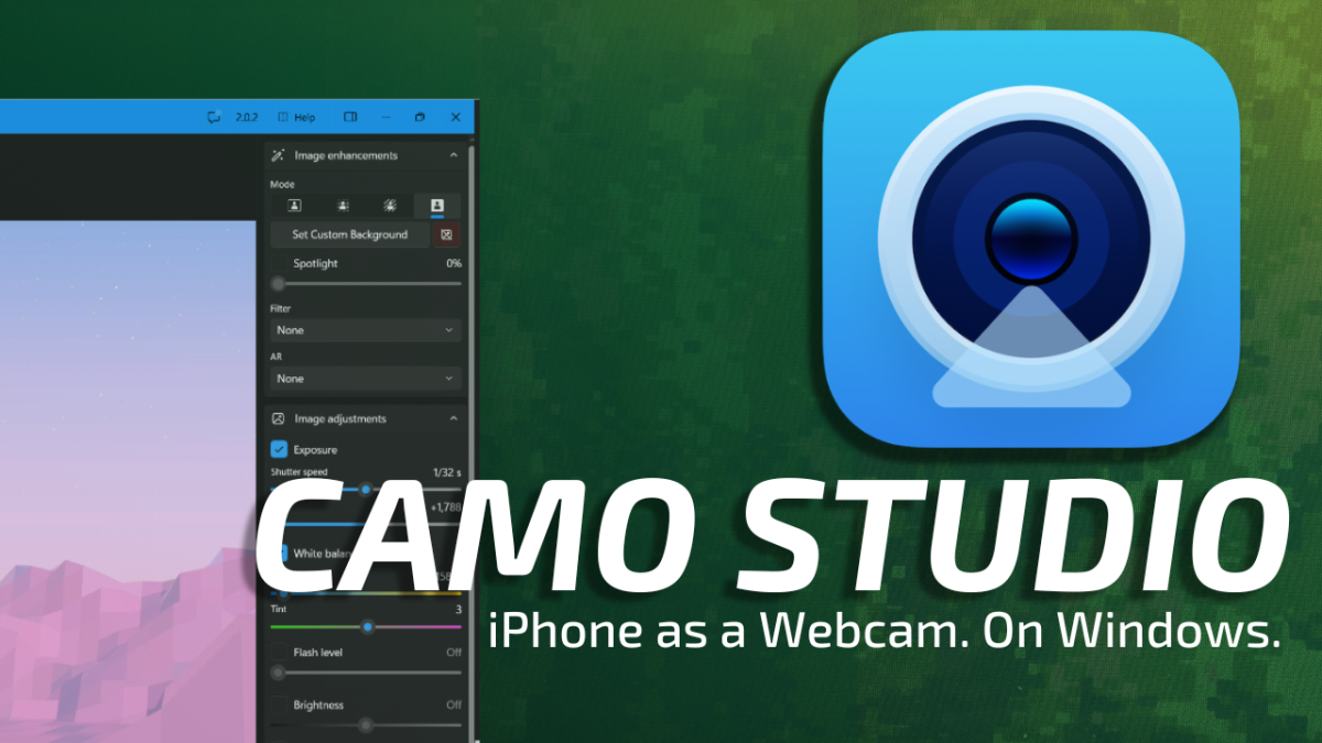 Camo uses your iPhone or iPad as a pro webcam for your Mac