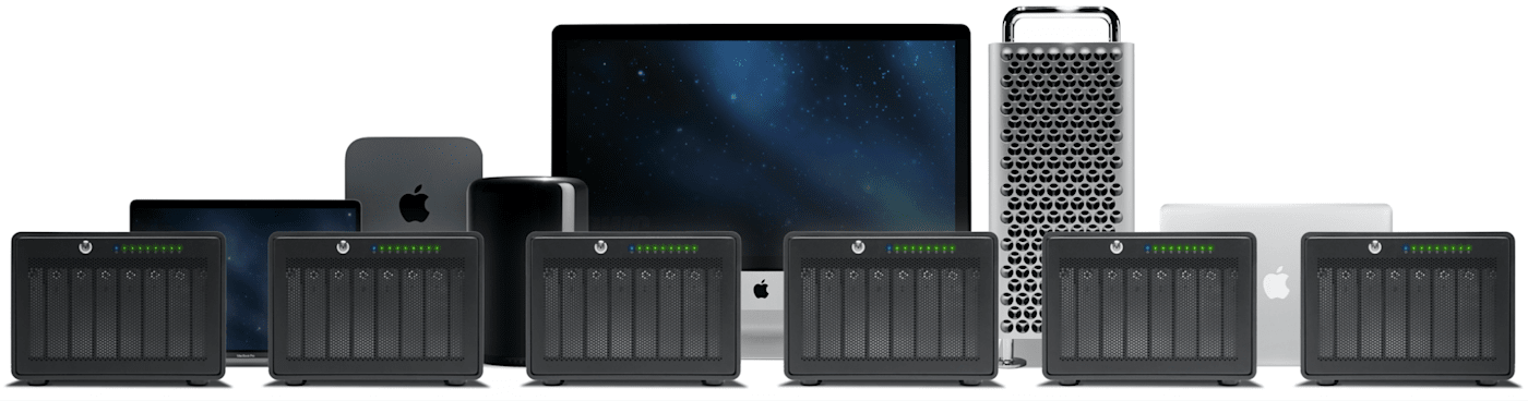 OWC ThunderBay 8 Thunderbolt 3 daisy-chain storage workflow