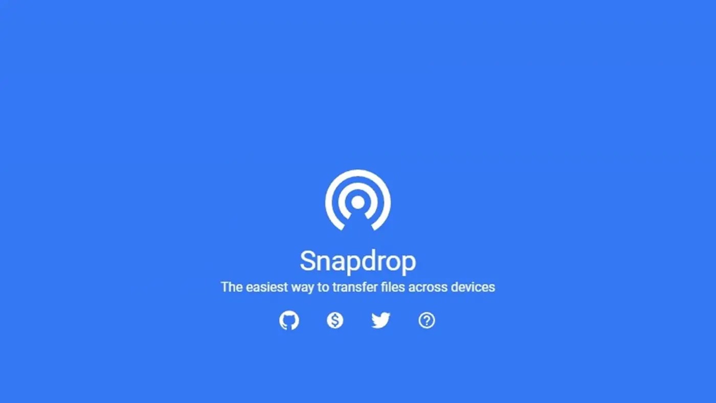 Snapdrop the easiest way to transfer files across devices