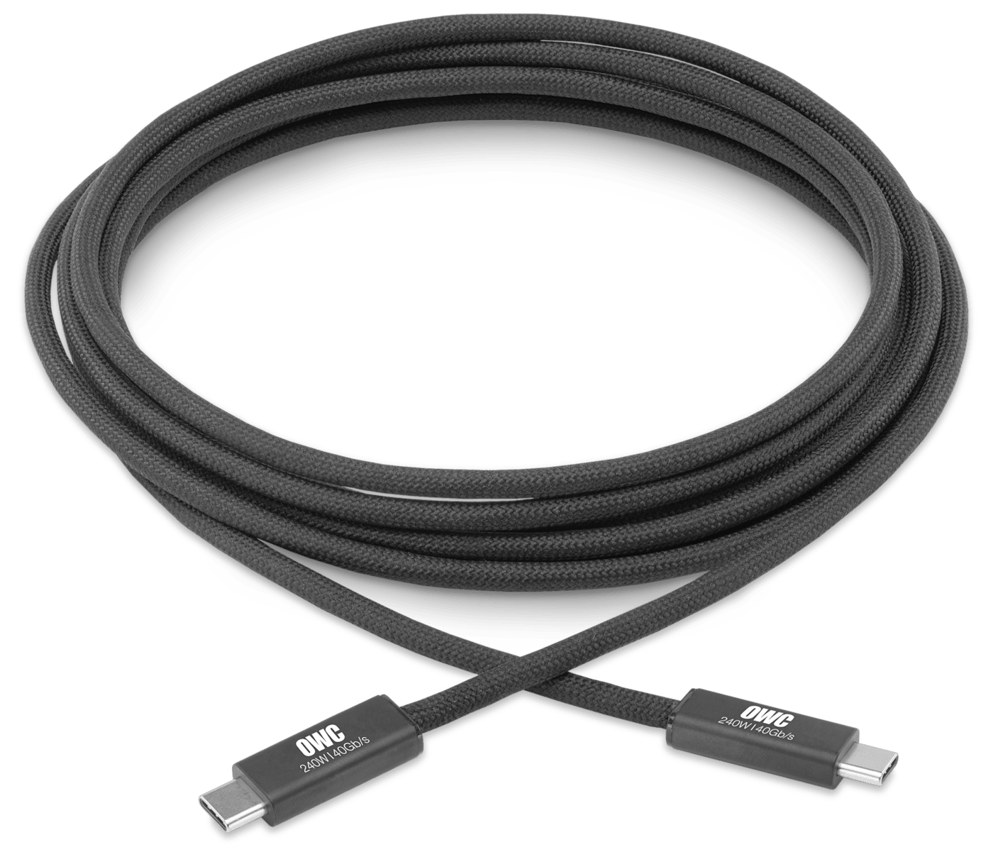 OWC USB4 40Gb/s Active Optical Cable coiled