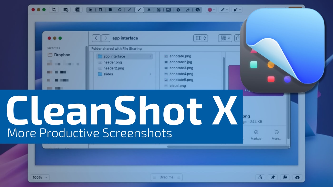 CleanShot X more productive screenshot