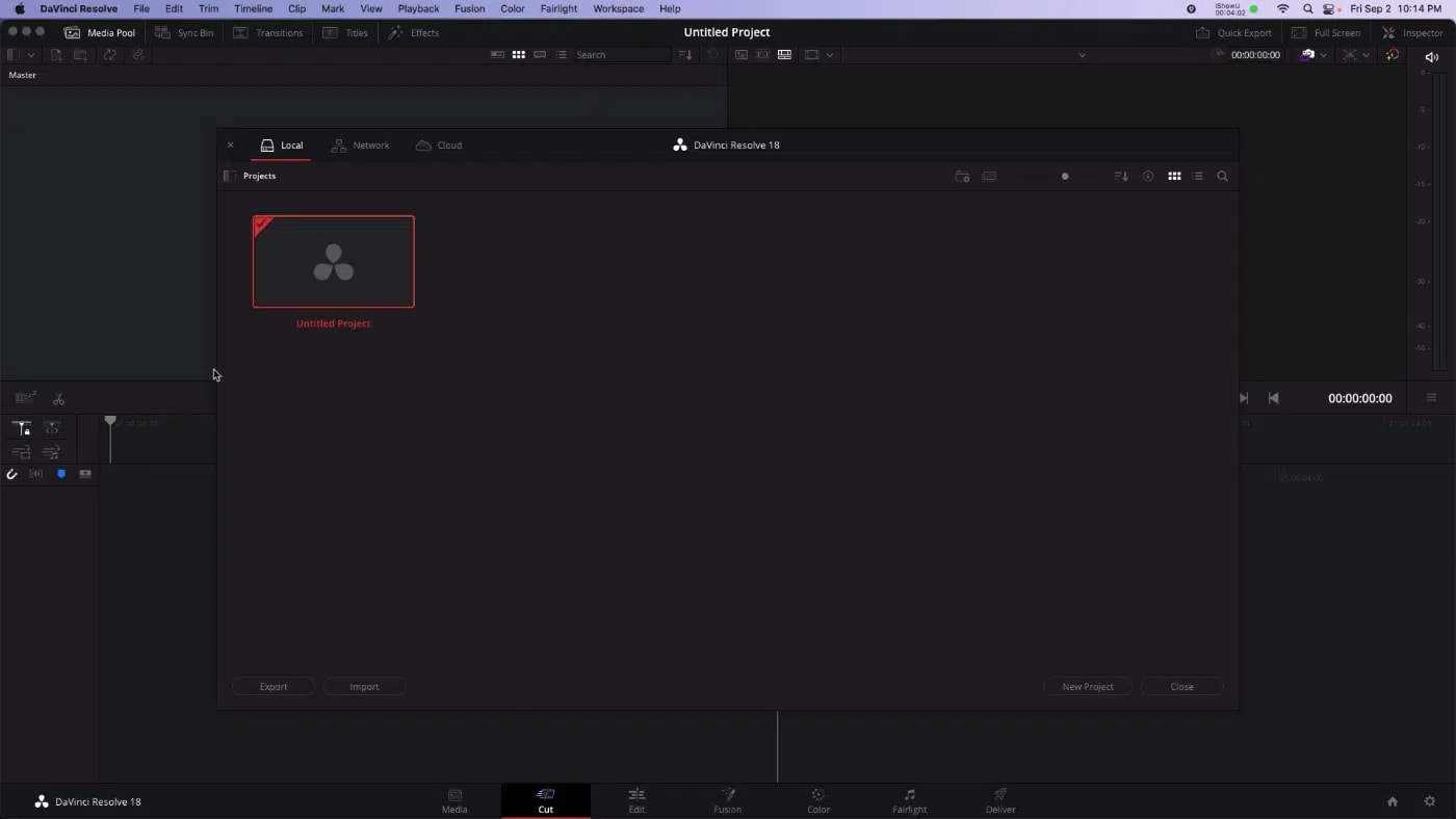 fairlight project manager