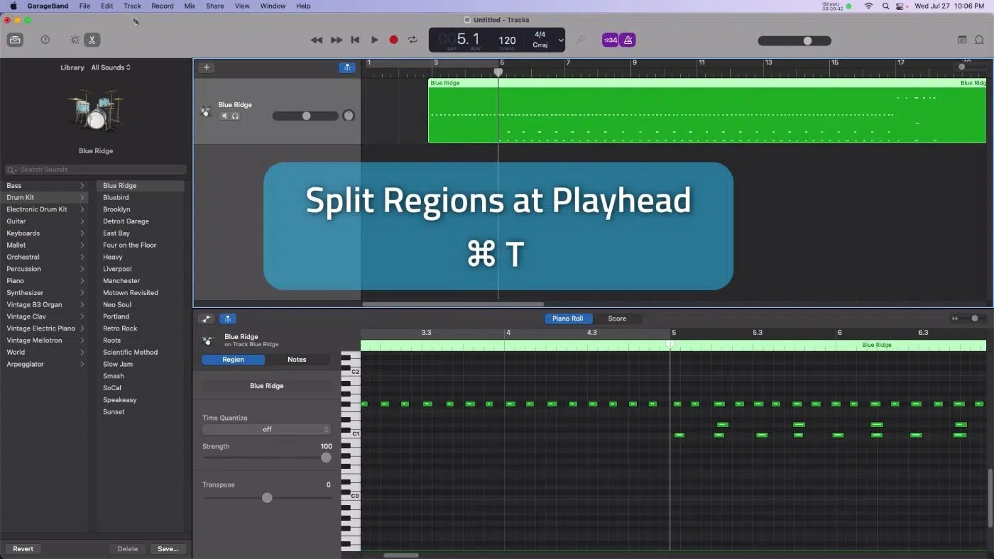 Drum pad garageband mac hot sale