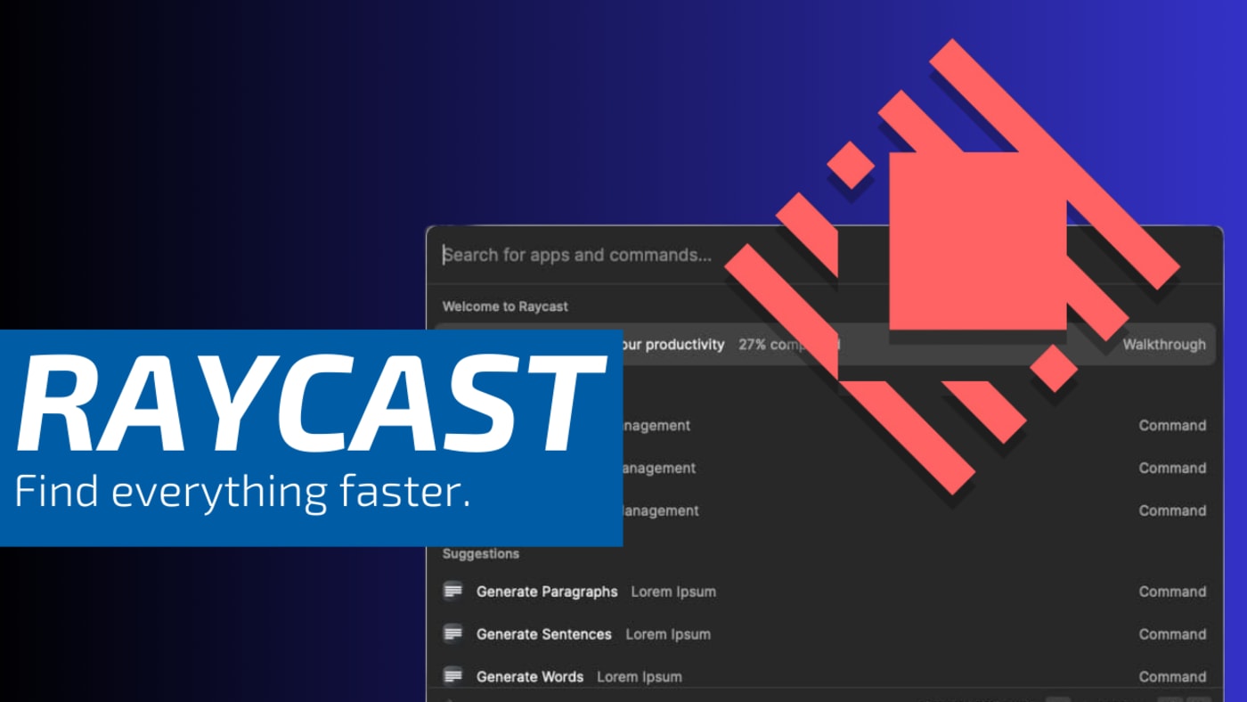 Raycast find everything faster