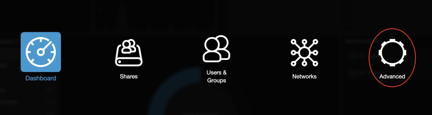 go to the Advanced Module