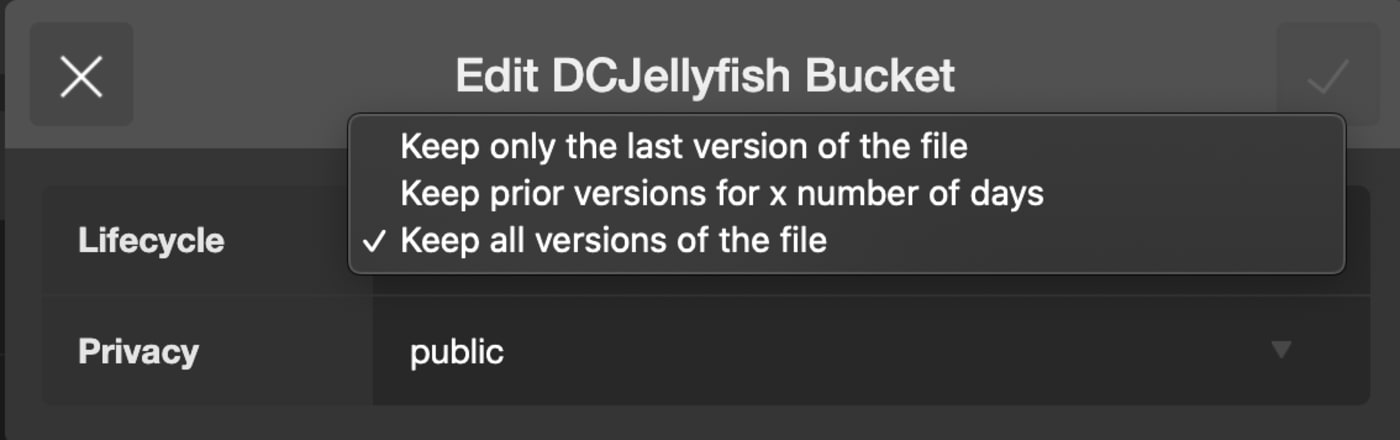 Create a Backblaze Bucket