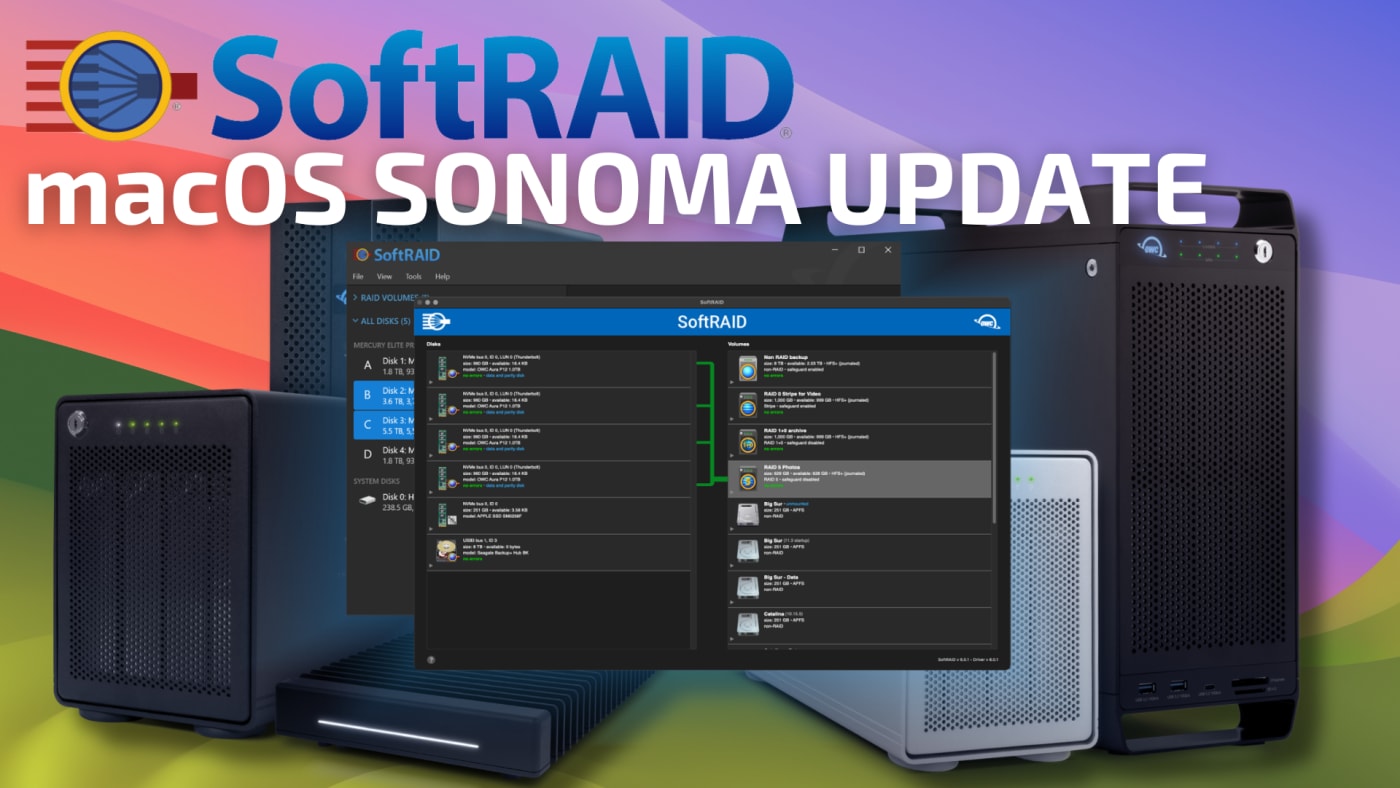 SoftRAID MacOS sonoma update